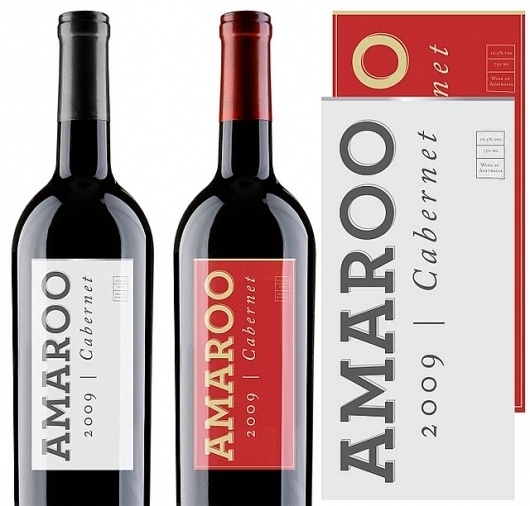 Amaroo Wines #henderson #archer #typogra #wine #kendall #typography