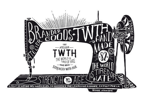 TWTH Atelier on Behance #old #retro #illustration #type #typography