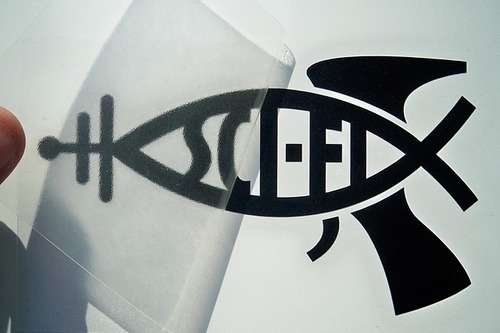 this isn't happiness.™ #peel #transfer #gun #raygun #sci #fi #ray #vinyl #logo