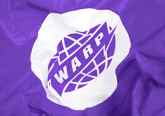 Warp Records by Till Wiedeck #logo #symbol #purple