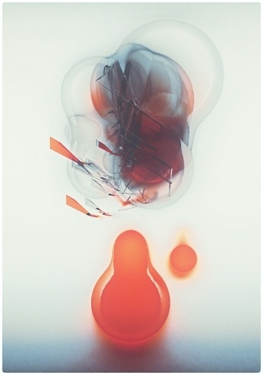 Glitch bubbles on the Behance Network #bubbles #atelier #glitch #olschinsky