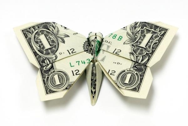 Dollar Origami by Won Park #dollar #origami