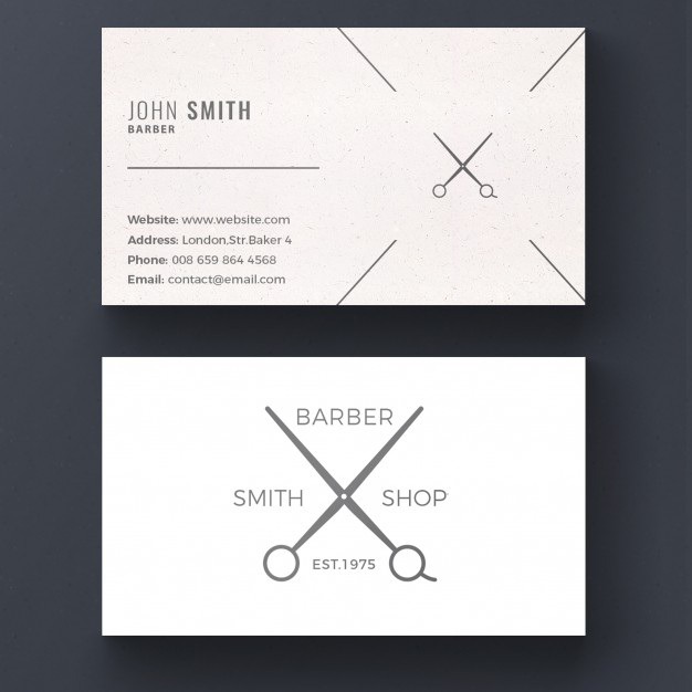 Barber shop business card Free Psd. See more inspiration related to Background, Logo, Business card, Business, Vintage, Abstract, Card, Icon, Template, Office, Visiting card, Hair, Beauty, Retro, Presentation, Shop, Sign, Barber, Stationery, Elegant, Corporate, Company, Modern, Branding, Visit card, Scissors, Salon, Hairdresser, Identity, Mustache, Brand, Hairstyle, Barbershop, Cut, Haircut, Set, Equipment and Stylist on Freepik.
