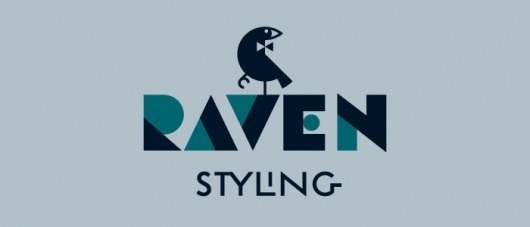 Raven Styling :: Joseph Blalock Design Office #styling #menswear #deco #logo #raven