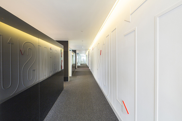 Gensler London Office on Behance #graphics #wall