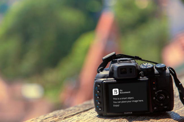 Camera Mockups PSD for Designer