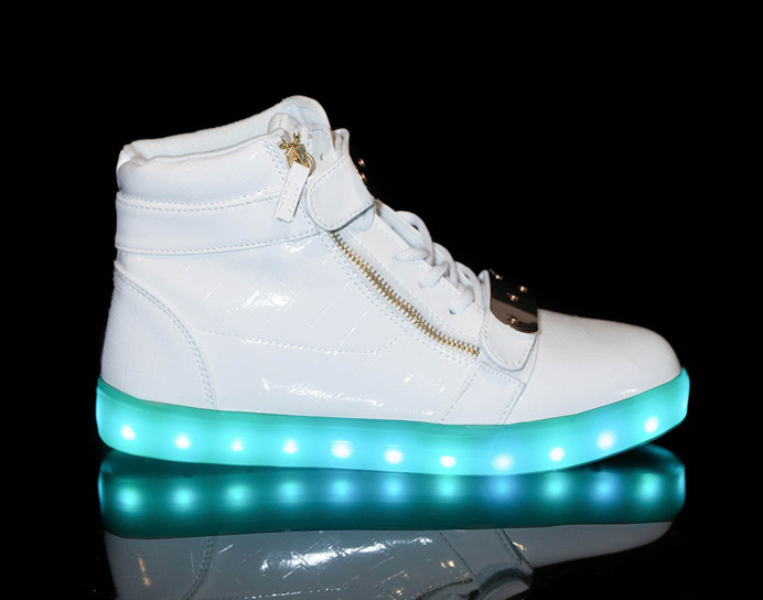 Light Up Shoes Womens Orion (White)