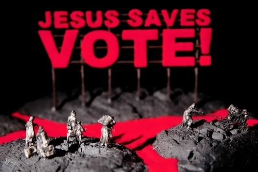 "Thank God For The Recession" and other revelations by Dimitris Polychroniadis | An-Mag.com | Art Nouveau Magazine | Art, Culture, Style, Music, I #fluo #sculpture #billboard #pop #diorama #colours #religion #politics #humor