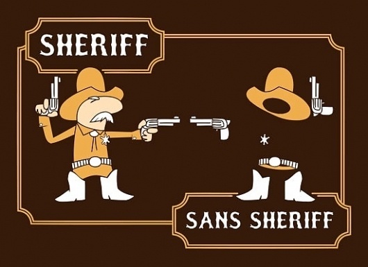 Sans Sheriff #font #serif #sans #retro #pun #shirt #typography