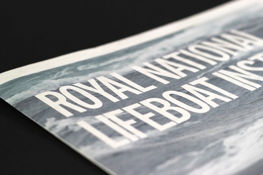 Richard MacVicar - RNLI #crown #lifeboat #newspaperclub #print #design #newspaper #royal #sea #anchor #typography