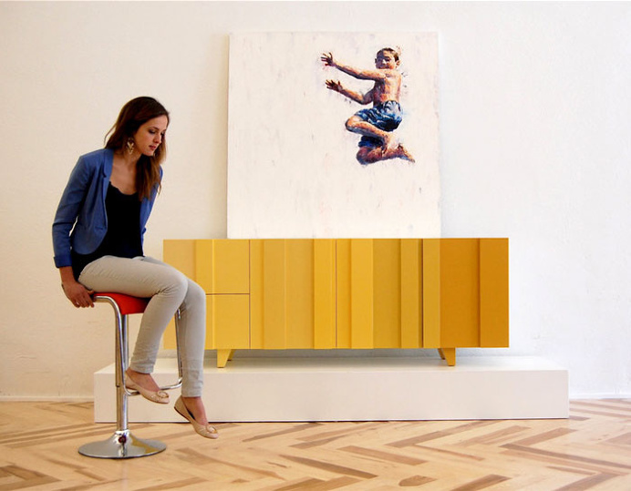 Ombre Console by Implement - furniture, furniture design, #design, modern furniture, #furniture