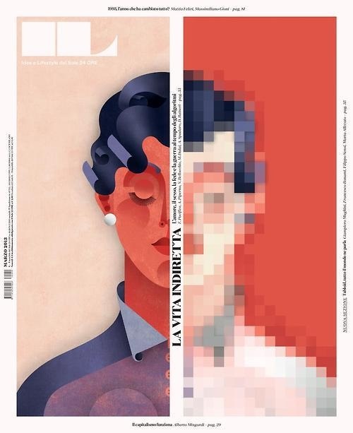 Intelligence in Lifestyle (Italie / Italy) #design #graphic #cover #illustration #editorial #magazine