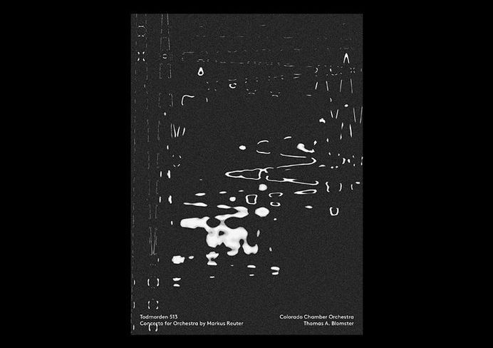 Buamai - Ritxi Ostáriz. Todmorden 513. Concerto For Orchestra By Markus Reuter #pattern #print #black #minimal #poster