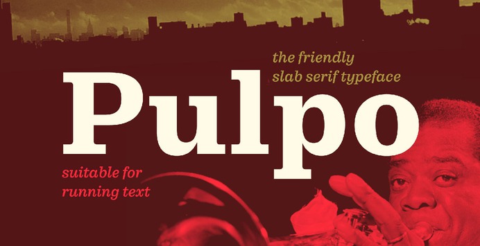 Pulpo Typeface - Mindsparkle Mag Felix Braden designed Pulpo – a friendly and comfortable looking Clarendon ideally suited for editorial, advertising and packaging as well as web and app design. #typeface #typography #logo #packaging #identity #branding #design #color #photography #graphic #design #gallery #blog #project #mindsparkle #mag #beautiful #portfolio #designer