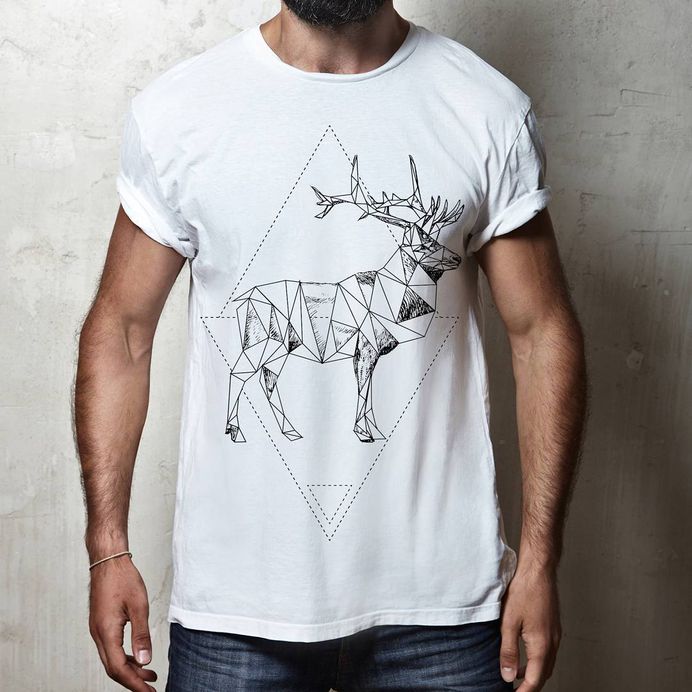 Hirsch Poly Design #hirsch #poly #dreieck #polymerclay #deer #elk #elkdesign #spreadshirt #hirschdesign #lowpoly #tshirtdesign #shirtdesign #creativeshirt Buy it here: https://www.spreadshirt.de/hirsch+t-shirts-A114606409