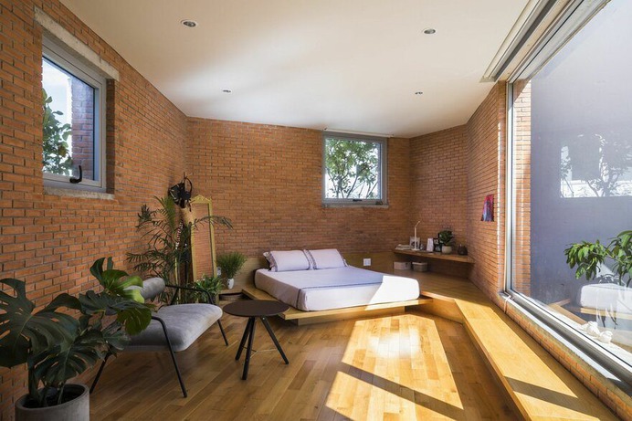 bedroom, Ha House / Vo Trong Nghia Architects