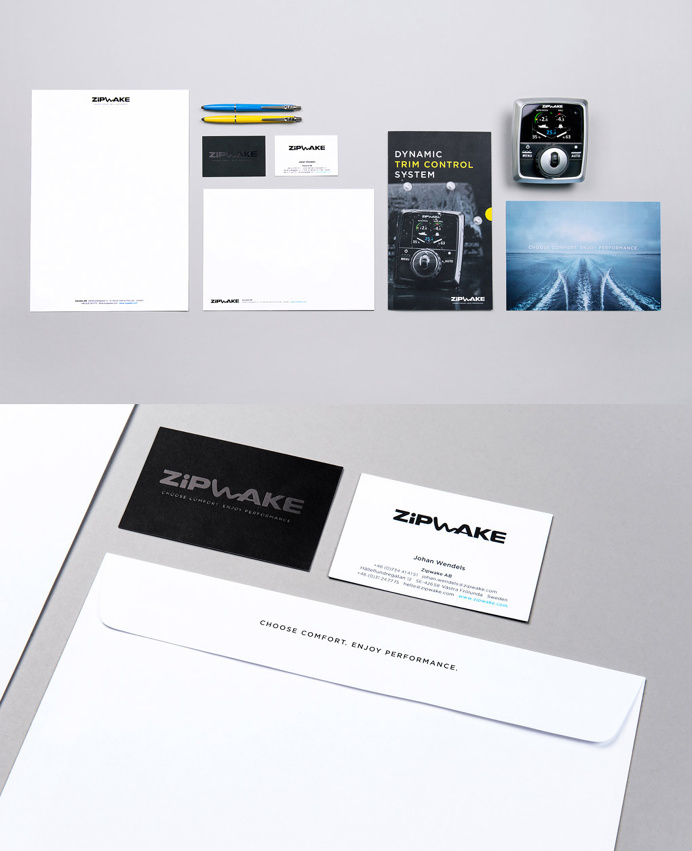 Zipwake #stationary #businesscard #folder