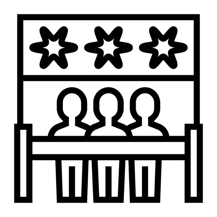 See more icon inspiration related to contest, nominee, rivalry, sports and competition, candidate, competition, person and people on Flaticon.