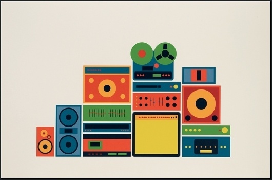 The Hi Fi #illustration #speakers