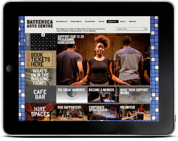 Battersea Arts Centre https://www.bac.org.uk/ #culture #web #art