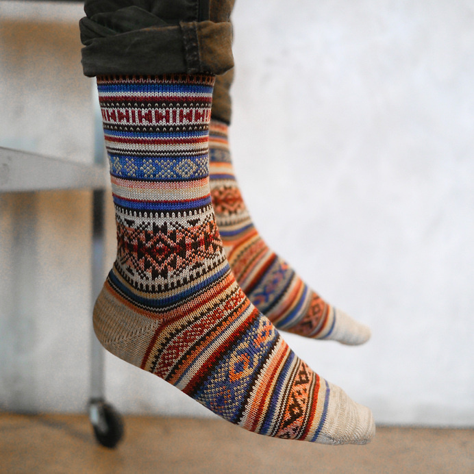 The Design Vault #socks #colorful #nordic