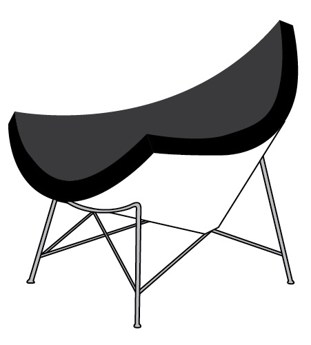 Coconut chair #illustration #interiordesign