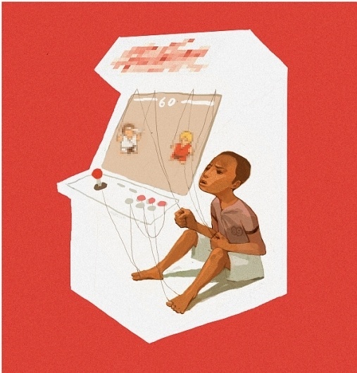Outsourced by *contraomnes on deviantART #illustration #concept #games #social