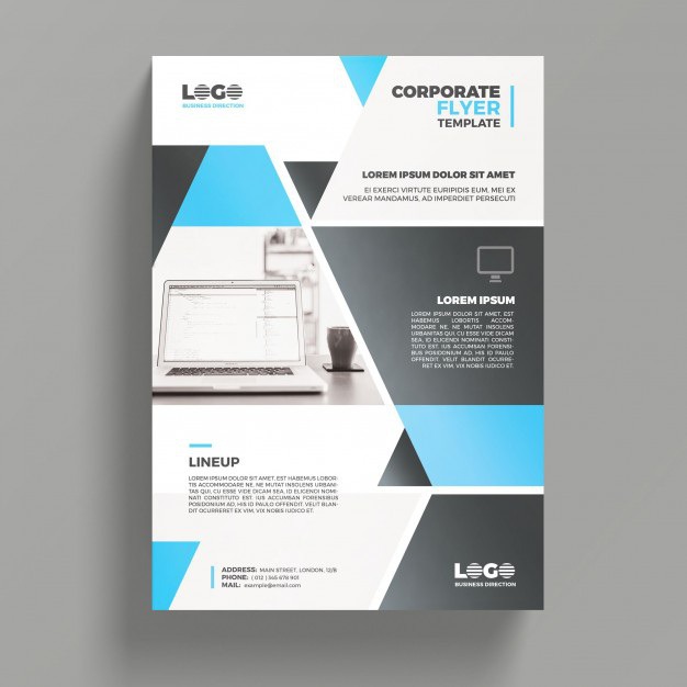 Modern business flyer mockup Free Psd. See more inspiration related to Brochure, Flyer, Poster, Mockup, Business, Abstract, Cover, Book, Template, Magazine, Layout, Leaflet, Catalog, Stationery, Corporate, Mock up, Creative, Company, Modern, Booklet, Document, Print, Identity, Page, A4 and Publication on Freepik.