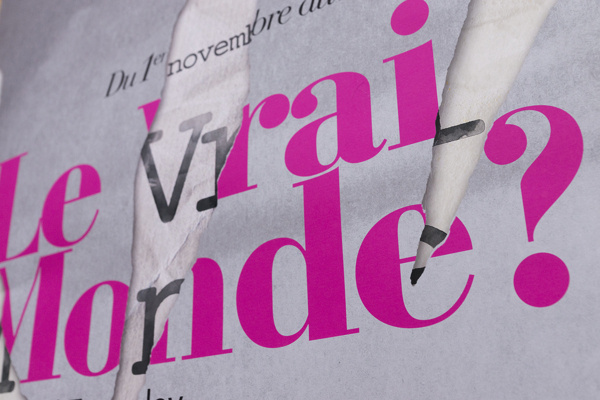 Affiche de Théatre on Behance #cut #pink #play #poster #typography