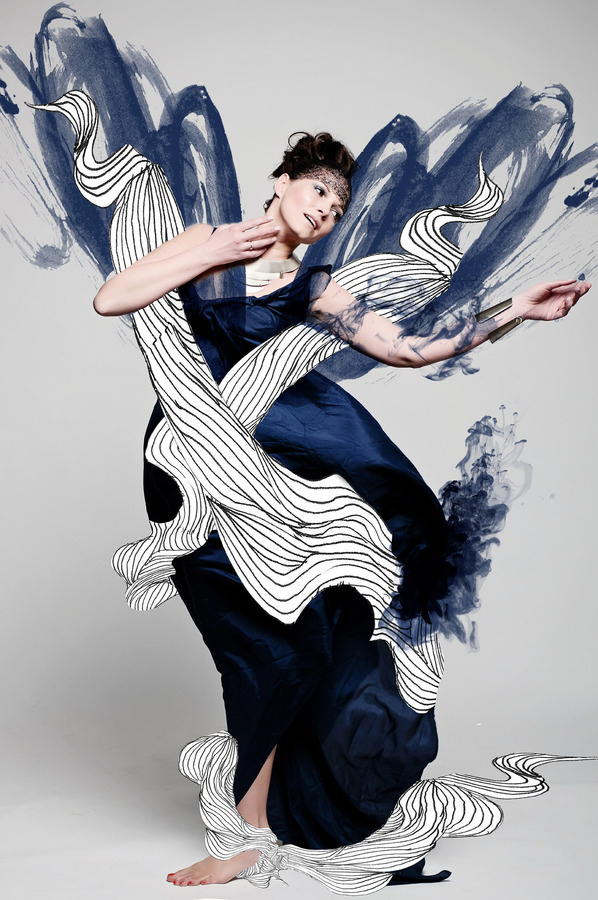 Cooperation with model Ilona Feliciańska and photographer Anna Powierża, illustrations Mateusz Suda #suda #model #mateusz #felicjanska #poland #fashion