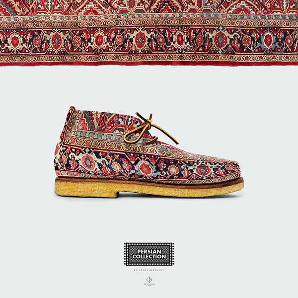 Persian shoe concept #shoes #persian #design #concept #carpet #idea