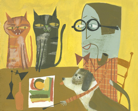 Matte Stephens #illustration #cats #dog