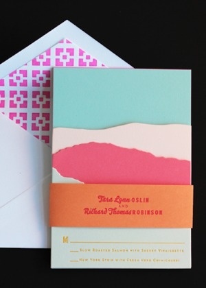 Oh So Beautiful Paper: A Paper Blog – Unique and Custom Wedding Invitation Ideas and Modern Stationery - Part 3 #wedding #print #cards #invites