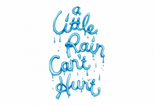 Ayaka Ito #lettering #ito #illustration #rain #ayaka #type