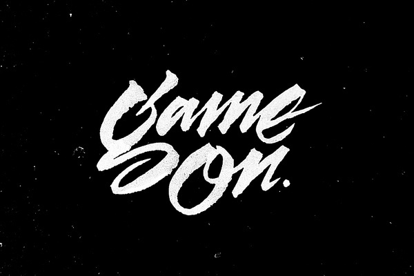 game on. #handcrafted #design #graphic #type #typography