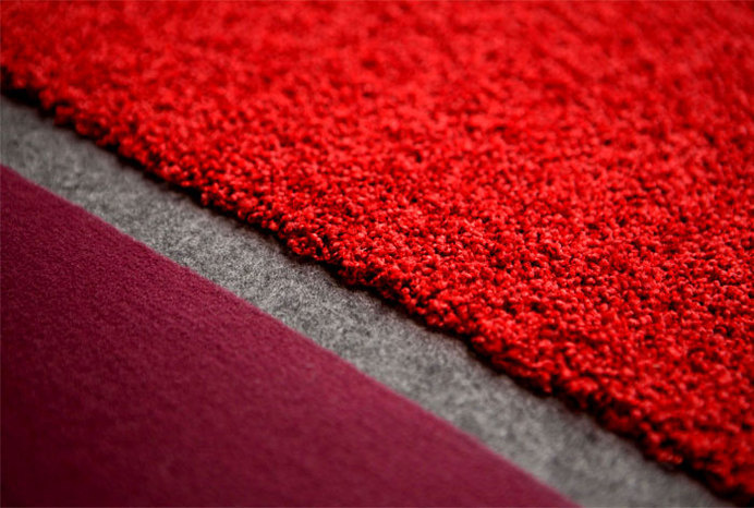 Patchwork Rug Collection by Werner Aisslinger elementary shapes rug strips #rugs #carpets #flooring