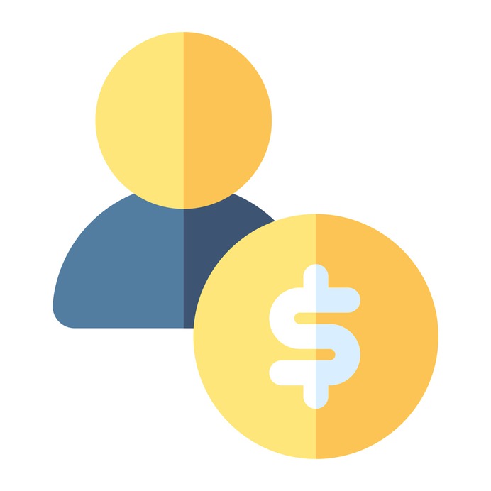See more icon inspiration related to shopper, money, client, business and finance, dollar symbol, user, dollar, avatar and target on Flaticon.