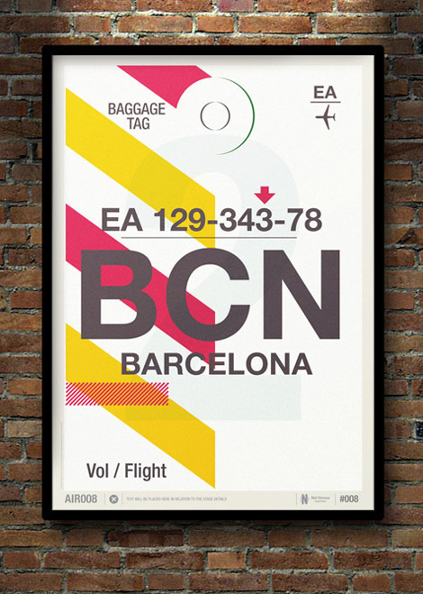 grain edit · Flight Tag Prints #type