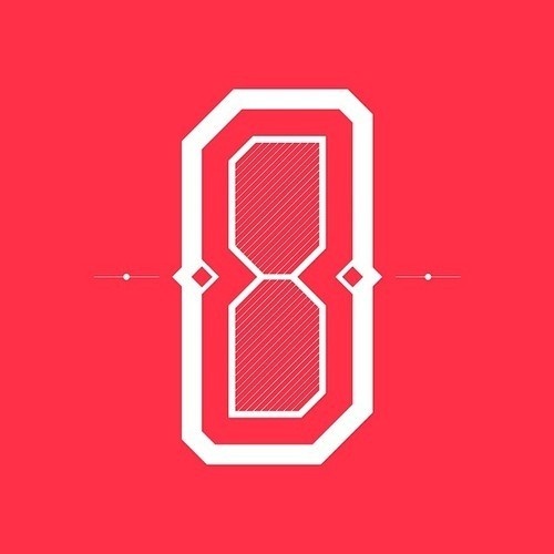 Eight #numbers #lettering #eight