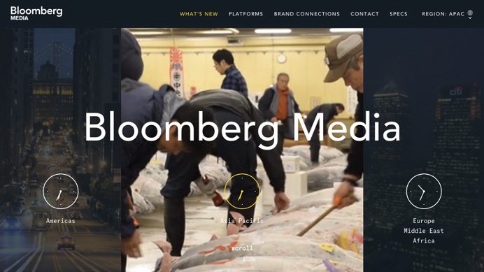 We just love how Bloomberg did to their website.