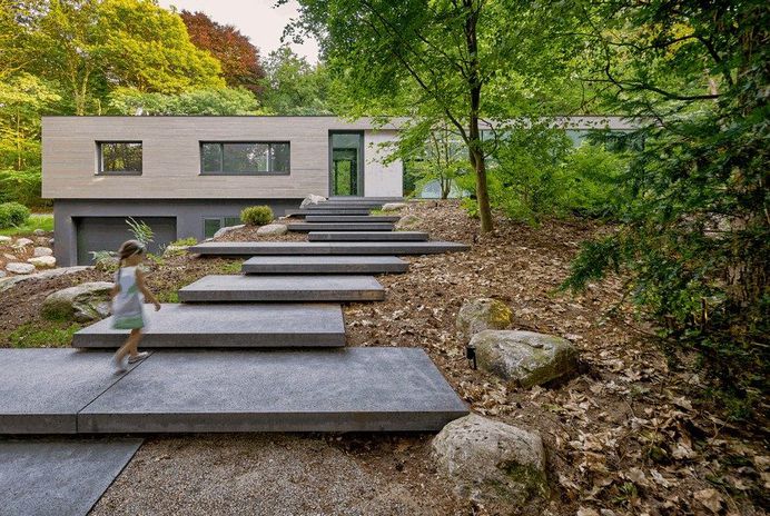Modern Sustainable Home Set in the Middle of the Forest 1