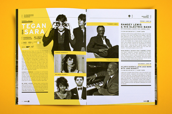 Saskatchewan Jazz Festival 2011 on Behance #magazine