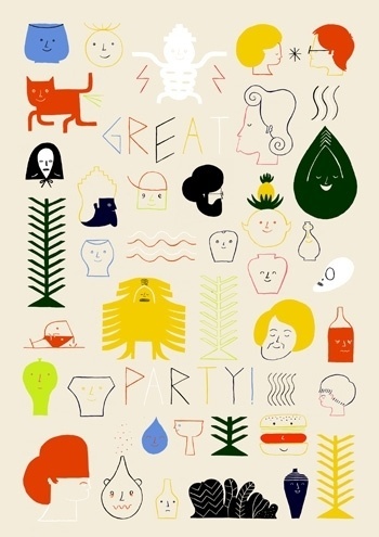 TRY HARD EVERY DAY #illustration #drawing #colours