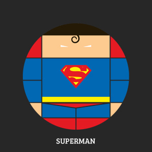 Projekt Sirkols #dc #circles #hero #sknny #superman
