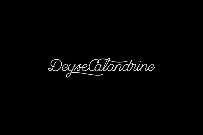 Deyse Calandrine - Logo #typography #lettering #logo