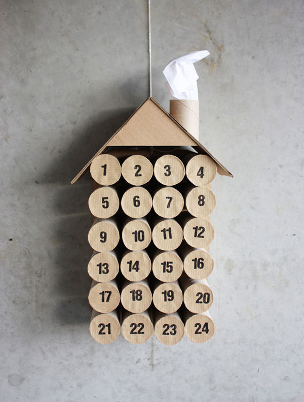 9 DIY Advent Calendar Ideas | Oh Happy Day! #toilet #rolls #christmas #paper #decoration