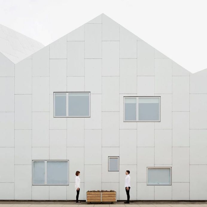 Architectural Self-Portraits by Photography Duo Daniel Rueda and Anna Devís