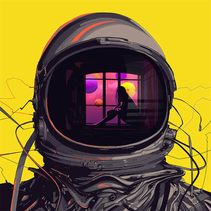 12 x 12 giclee print on archival paper space