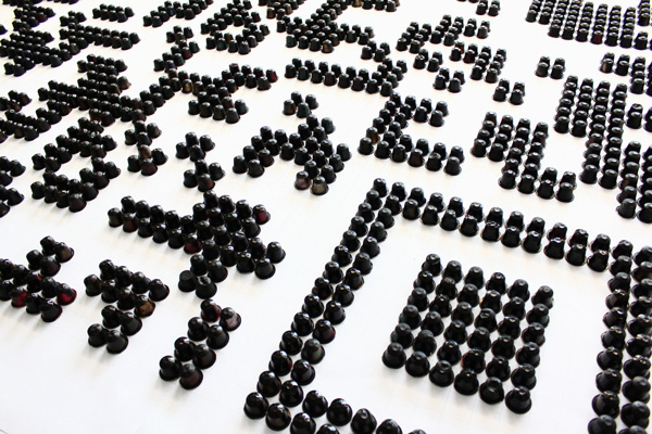 Nespresso Code #interior #qr #nespresso #interesting #innovation #capsules #interaction #design #graphic #experimental #composition #code #big #bidi #composicion #capsulas