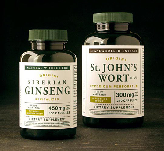 Origin Dietary Supplements #packaging